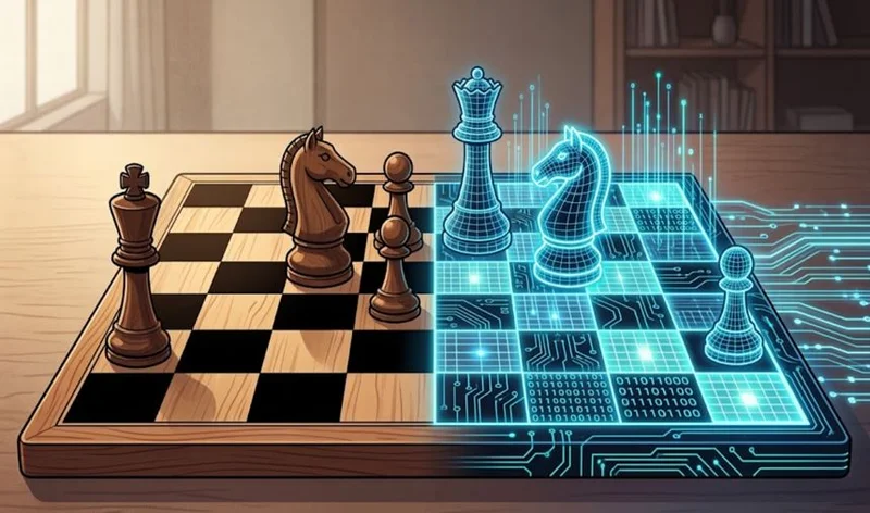 DEL TABLERO AL ALGORITMO,
Ajedrez en tiempos de inteligencia artificial
